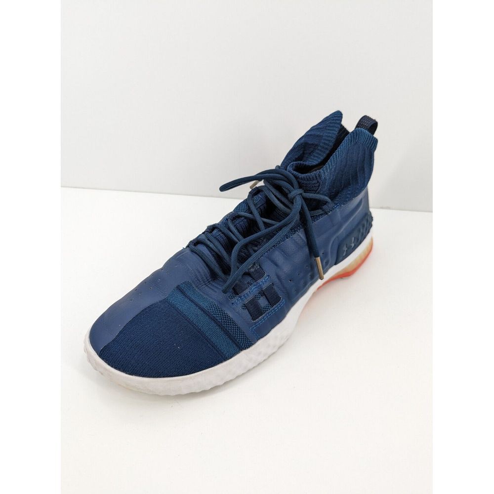 Under Armour Project Rock 1 Navy Blue Marine Training Shoes, Men's 12.5